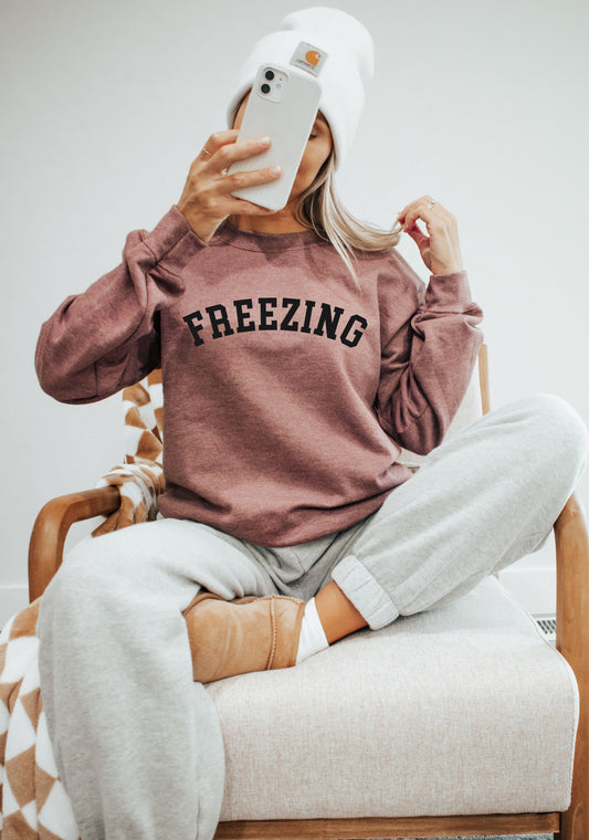 Freezing BLACK Screen Print Transfer