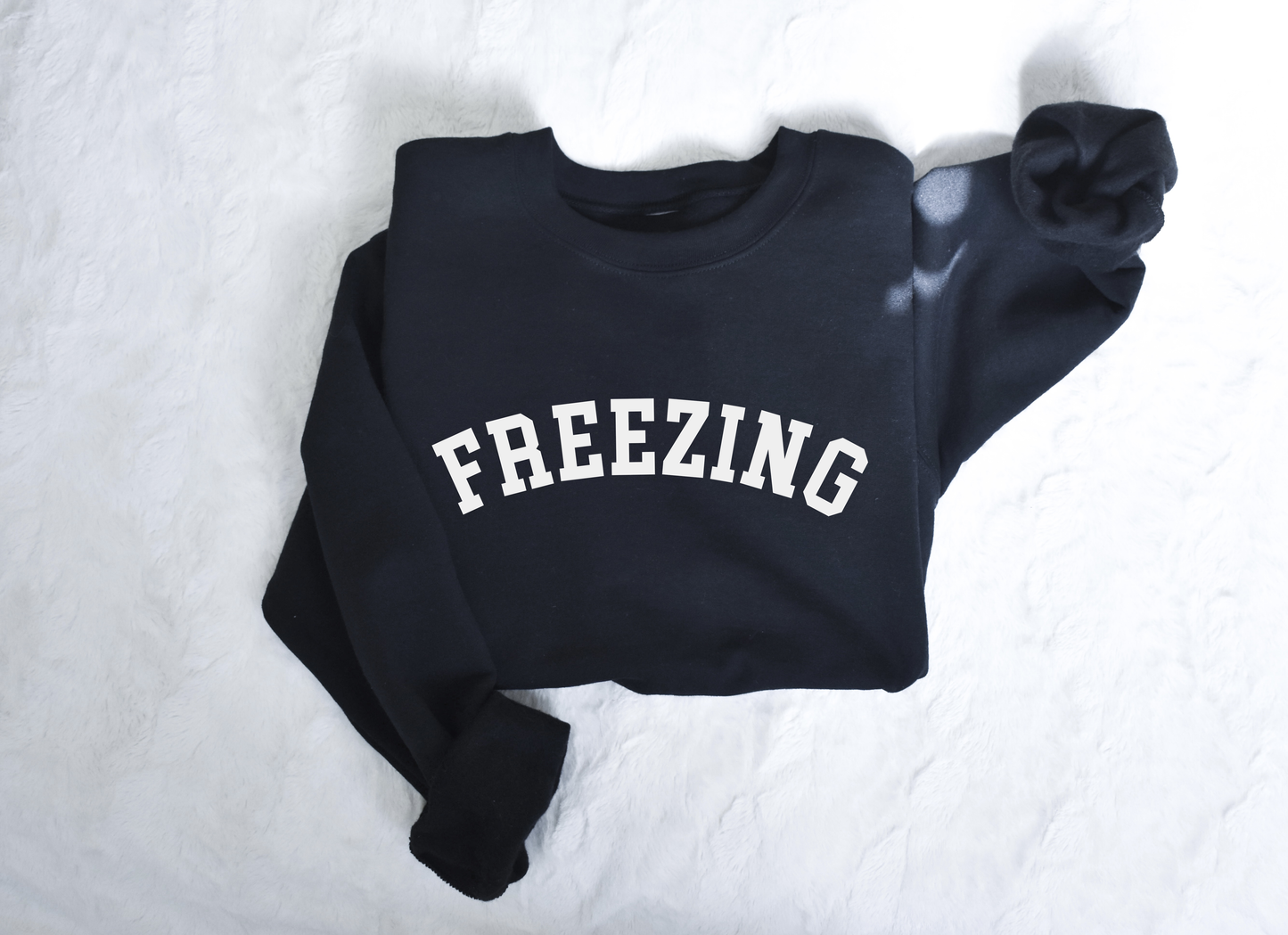 Freezing WHITE Screen Print Transfer