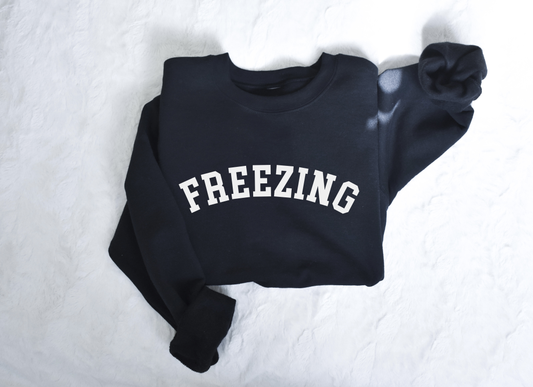 Freezing WHITE Screen Print Transfer