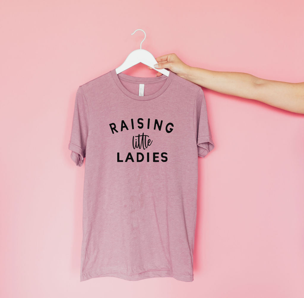 Raising Little Ladies BLACK Screen Print Transfer