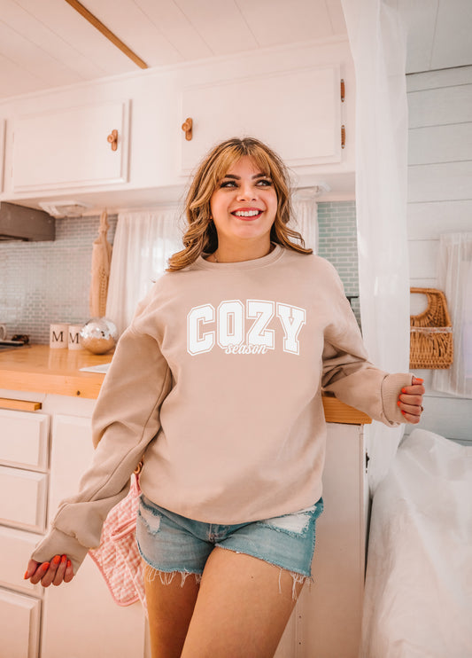 Cozy WHITE Screen Print Transfer